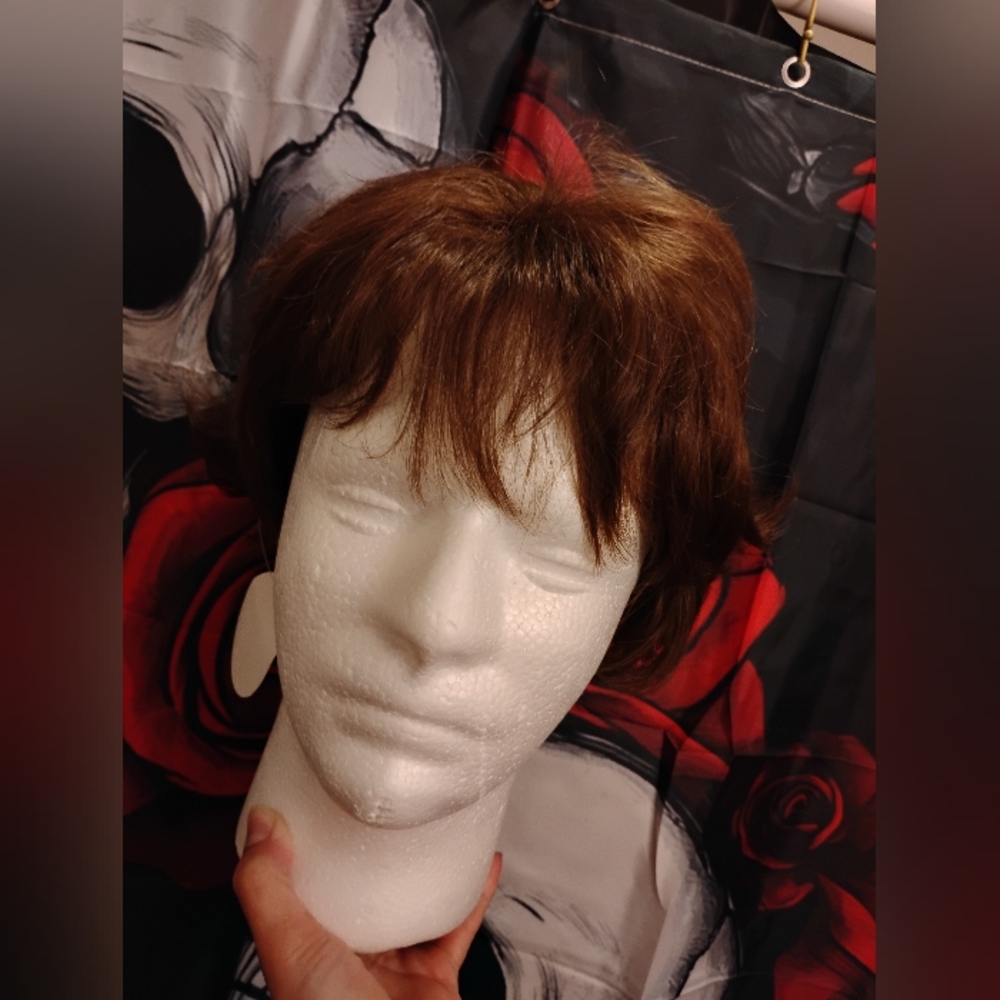 Wig short bob brown wig